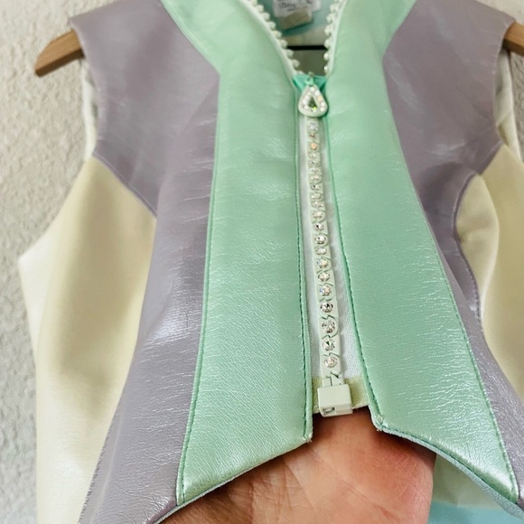 Hobby Horse Vinyl Cotton Parfait Multicolor Western Pleasure Show Vest - Picture 5 of 14